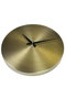 Wallity Reloj de Pared Decorativo de Metal Dorado y Negro